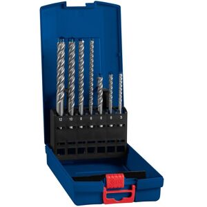 Coffret de 7 forets pour perforateur sds Plus 7X 5-6-6-8-8-10-12 mm Bosch expert - 2608900195 - Noir - Publicité