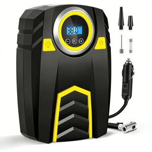 LIIYIELA Compresseur D'Air Portable Pour Voiture - Gonfleur De Pneus 12 V Avec 4 Adaptateurs, Affichage Led Et Numérique 150 Psi Pour Voitures/camions/motos/vélos/ballons - Publicité LIIYIELA Compresseur D'Air Portable Pour Voiture - Gonfleur De Pneus 12 V Avec 4 Adaptateurs, Affichage Led Et Numérique 150 Psi Pour Voitures/camions/motos/vélos/ballons - Publicité