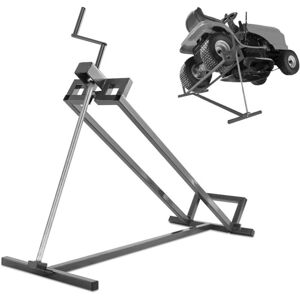 COSTWAY Cric De Tondeuse Autoporté En Acier, Lève Tracteur Tondeuse Pliable Avec Hauteur Réglable Charge 400kg, Pour Tracteur Et Tondeuse De Jardin Noir - Publicité COSTWAY Cric De Tondeuse Autoporté En Acier, Lève Tracteur Tondeuse Pliable Avec Hauteur Réglable Charge 400kg, Pour Tracteur Et Tondeuse De Jardin Noir - Publicité