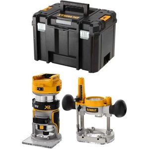 Dewalt - Affleureuse défonceuse Brushless 18V machine nue + coffret Tstak - DCW604NT - Publicité