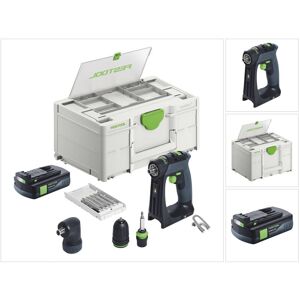 Cxs 18-Basic-Set Perceuse-visseuse sans fil 18 v 40 Nm Brushless + 1x batterie 3,0 Ah + Systainer - sans chargeur - Festool - Publicité Cxs 18-Basic-Set Perceuse-visseuse sans fil 18 v 40 Nm Brushless + 1x batterie 3,0 Ah + Systainer - sans chargeur - Festool - Publicité