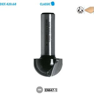 LEMAN Mèche à gorge Classic ø 6 ø Queue 8 Long. Utile 13 Nbr coupes 2 Rayon 3mm - Publicité LEMAN Mèche à gorge Classic ø 6 ø Queue 8 Long. Utile 13 Nbr coupes 2 Rayon 3mm - Publicité