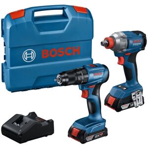 Bosch Kit Complet 18 V Gdx 18 V-285 + Gsb 185-li 2 X 2,0 Ah - B 6019n2124 - Publicité Bosch Kit Complet 18 V Gdx 18 V-285 + Gsb 185-li 2 X 2,0 Ah - B 6019n2124 - Publicité