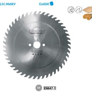 Leman - Lame de scie circulaire - 250 mm Dents crochet - Publicité Leman - Lame de scie circulaire - 250 mm Dents crochet - Publicité