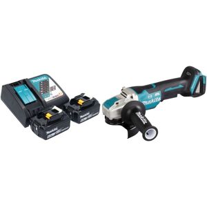 Dga 520 Rgx1 Meuleuse D'Angle Sans Fil 18 V 125 Mm X-lock Brushless + 2x Batterie 6,0 Ah + Chargeur - Makita - Publicité Dga 520 Rgx1 Meuleuse D'Angle Sans Fil 18 V 125 Mm X-lock Brushless + 2x Batterie 6,0 Ah + Chargeur - Makita - Publicité