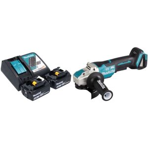 Dga 520 Rtx1 Meuleuse D'Angle Sans Fil 18 V 125 Mm X-lock Brushless + 2x Batterie 5,0 Ah + Chargeur - Makita - Publicité Dga 520 Rtx1 Meuleuse D'Angle Sans Fil 18 V 125 Mm X-lock Brushless + 2x Batterie 5,0 Ah + Chargeur - Makita - Publicité