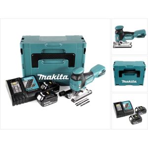 Scie Sauteuse À Mouvement Pendulaire Sans Fil Makita Djv 181 Rmj 18 V Sans Balais + 2 Batteries 4,0 Ah + Chargeur + Makpac - Publicité Scie Sauteuse À Mouvement Pendulaire Sans Fil Makita Djv 181 Rmj 18 V Sans Balais + 2 Batteries 4,0 Ah + Chargeur + Makpac - Publicité