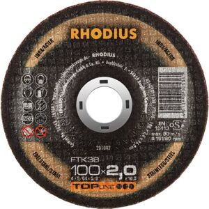 Rhodius Abrasives - Rhodius Ftk38 201082 Jeu De Disque À Tronçonner 25 Pc(s) Acier Inoxydable, Acier - Publicité Rhodius Abrasives - Rhodius Ftk38 201082 Jeu De Disque À Tronçonner 25 Pc(s) Acier Inoxydable, Acier - Publicité
