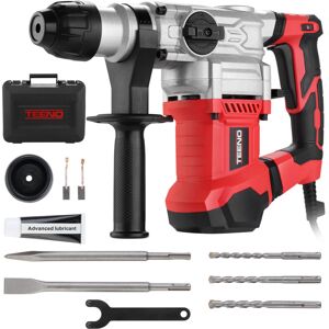 Teeno - Réglable,souple Marteau Perforateur, 1500w 7j, 6 Vitesses, 4 Fonctions & Plus Rapidement Changer Le Mandrin Sds-plus, Embrayage De Sécurité & Technologie Anti-vibration - Publicité Teeno - Réglable,souple Marteau Perforateur, 1500w 7j, 6 Vitesses, 4 Fonctions & Plus Rapidement Changer Le Mandrin Sds-plus, Embrayage De Sécurité & Technologie Anti-vibration - Publicité