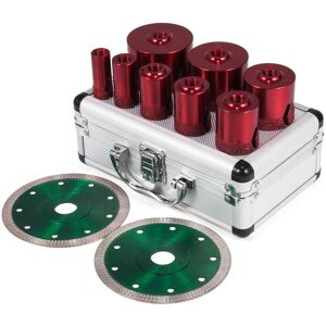 VEVOR Scie Emporte-piece Diamantee 10 pcs M14 20/25/32/35/40/50/60/68 mm Jeu de Forets Diamantes 0,79 / 1 / 1,25 / 1,4 / 1,6 / 2 / 2,4 / 2,7 pouces pour - Publicité VEVOR Scie Emporte-piece Diamantee 10 pcs M14 20/25/32/35/40/50/60/68 mm Jeu de Forets Diamantes 0,79 / 1 / 1,25 / 1,4 / 1,6 / 2 / 2,4 / 2,7 pouces pour - Publicité