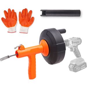 VEVOR Furet Deboucheur de Canalisation 76,2 cm Furet de Plomberie Alimentation Automatique Tige pour Perceuse Deboucheur Drain avec Tuyau de Protection - Publicité VEVOR Furet Deboucheur de Canalisation 76,2 cm Furet de Plomberie Alimentation Automatique Tige pour Perceuse Deboucheur Drain avec Tuyau de Protection - Publicité