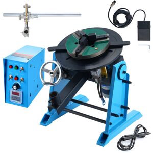 VEVOR Positionneur de soudage rotatif 30 kg, table tournante de positionnement 0-90 ° 1-12 tr/min 80 w, mandrin de tour 3 machoires support de torche de - Publicité VEVOR Positionneur de soudage rotatif 30 kg, table tournante de positionnement 0-90 ° 1-12 tr/min 80 w, mandrin de tour 3 machoires support de torche de - Publicité