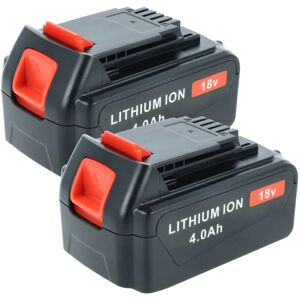 Vhbw 2x Batterie Remplacement Pour Black & Decker Bl2018, Bl1318, Bl1518, Bl3018, Bl1518-xj, Bl2018-xj Pour Outil Électrique (4000 Mah, Li-ion, 18 V) - Publicité Vhbw 2x Batterie Remplacement Pour Black & Decker Bl2018, Bl1318, Bl1518, Bl3018, Bl1518-xj, Bl2018-xj Pour Outil Électrique (4000 Mah, Li-ion, 18 V) - Publicité