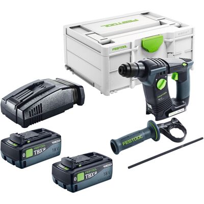 Marteau Perforateur Sans Fil Festool Bhc 18-basic 18 V 1,8 J Sds Plus Brushless + 2 Batteries 8,0 Ah + Chargeur Rapide + Systainer - Publicité Marteau Perforateur Sans Fil Festool Bhc 18-basic 18 V 1,8 J Sds Plus Brushless + 2 Batteries 8,0 Ah + Chargeur Rapide + Systainer - Publicité