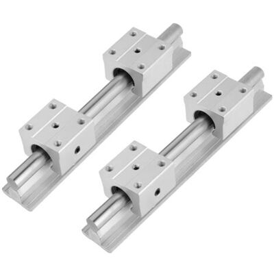 ABYSSE 2 Rails De Guidage Linéaires Sbr12 De 200 Mm, 4 Blocs De Roulement Sbr12uu, Pièces Cnc - Publicité ABYSSE 2 Rails De Guidage Linéaires Sbr12 De 200 Mm, 4 Blocs De Roulement Sbr12uu, Pièces Cnc - Publicité