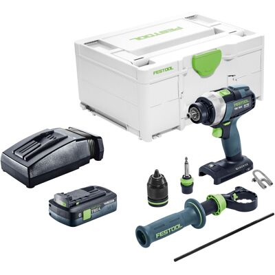 Perceuse-visseuse Sans Fil Festool Tdc 18/4-basic 18 V 75 Nm Brushless + 1 Batterie 4,0 Ah + Chargeur + Systainer - Publicité Perceuse-visseuse Sans Fil Festool Tdc 18/4-basic 18 V 75 Nm Brushless + 1 Batterie 4,0 Ah + Chargeur + Systainer - Publicité