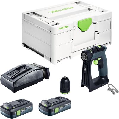 Festool Cxs 18-basic Perceuse-visseuse Sans Fil 18 V 40 Nm Brushless + 1x Batterie 4,0 Ah + Chargeur Rapide + Systainer - Publicité Festool Cxs 18-basic Perceuse-visseuse Sans Fil 18 V 40 Nm Brushless + 1x Batterie 4,0 Ah + Chargeur Rapide + Systainer - Publicité
