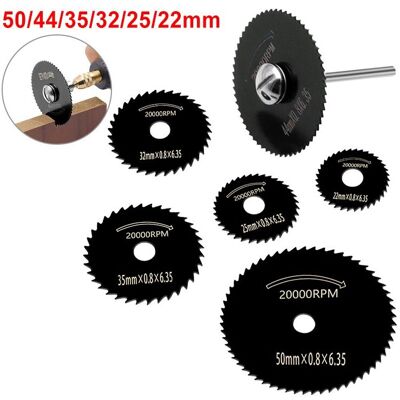 MOXIE 7pc Hss Lames De Scie Outil Rotatif, (acier De Nitruration) Circulaire Disques De Lame De Scie, (disque À Tronçonner En Bois) Pour Outil Rotatif Mandrin Avec Tige D'Extension 1/8"(3.175mm) - Publicité MOXIE 7pc Hss Lames De Scie Outil Rotatif, (acier De Nitruration) Circulaire Disques De Lame De Scie, (disque À Tronçonner En Bois) Pour Outil Rotatif Mandrin Avec Tige D'Extension 1/8"(3.175mm) - Publicité