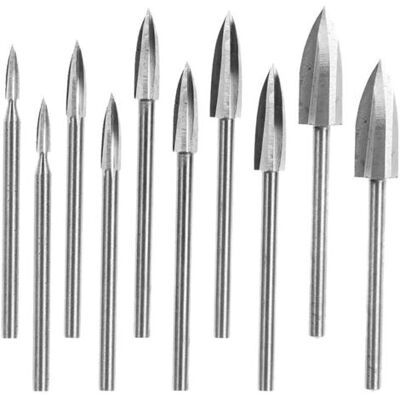 ABYSSE 10pièces, Accessoire, Outil - 10 Pièces D'Accessoires De Forage De Sculpture Et De Gravure Sur Bois Foret De Gravure Foret À Bois Bricolage Adapté Aux Outils Rotatifs - Publicité ABYSSE 10pièces, Accessoire, Outil - 10 Pièces D'Accessoires De Forage De Sculpture Et De Gravure Sur Bois Foret De Gravure Foret À Bois Bricolage Adapté Aux Outils Rotatifs - Publicité