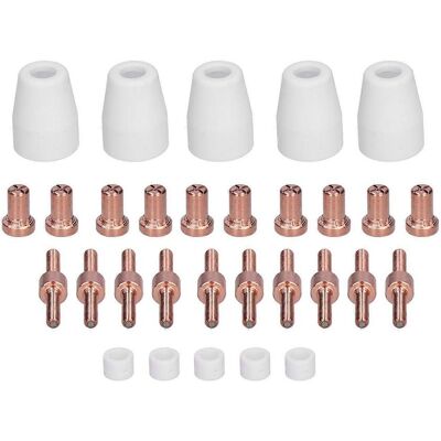 FLAMMKRAFT Kit De Consommables Pour Torche De Découpe Et Soudage Plasma (électrode, Buse, Pointe) Pt-3130 Pièces - Publicité FLAMMKRAFT Kit De Consommables Pour Torche De Découpe Et Soudage Plasma (électrode, Buse, Pointe) Pt-3130 Pièces - Publicité