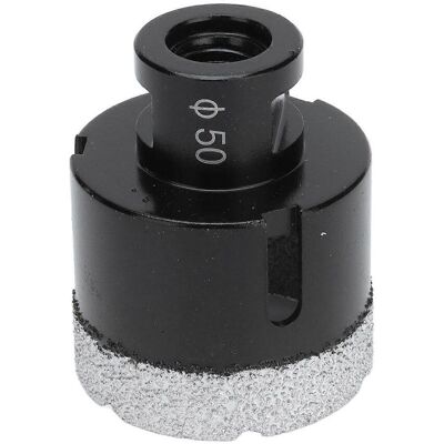 FLAMMKRAFT Foret Diamanté Brasé Sous Vide, Scie Cloche Pour Marbre M14, Noir, 50 Mm - Publicité FLAMMKRAFT Foret Diamanté Brasé Sous Vide, Scie Cloche Pour Marbre M14, Noir, 50 Mm - Publicité