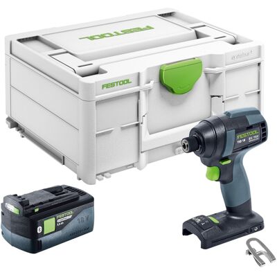 Festool Tid 18-basic Visseuse À Choc Sans Fil 18 V 180 Nm 1/4" + 1x Batterie 5,0 Ah + Systainer - Sans Chargeur - Publicité Festool Tid 18-basic Visseuse À Choc Sans Fil 18 V 180 Nm 1/4" + 1x Batterie 5,0 Ah + Systainer - Sans Chargeur - Publicité
