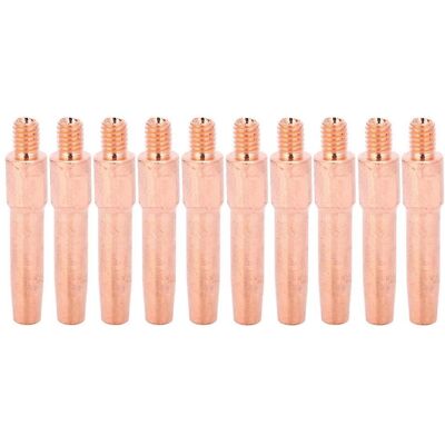 FLAMMKRAFT 10 Embouts De Torche De Soudage Mig L45, Buses Conductrices En Cuivre Rouge Pour Machine À Souder - Publicité FLAMMKRAFT 10 Embouts De Torche De Soudage Mig L45, Buses Conductrices En Cuivre Rouge Pour Machine À Souder - Publicité