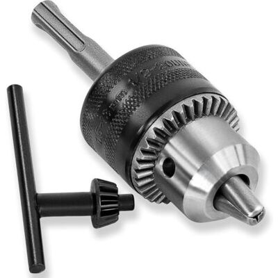 ABYSSE Adaptateur Sds-plus Mandrin Perceuse 1,5-13 Mm 1/2-20 Unf Avec Et Clé De Serrage - Publicité ABYSSE Adaptateur Sds-plus Mandrin Perceuse 1,5-13 Mm 1/2-20 Unf Avec Et Clé De Serrage - Publicité