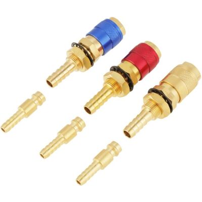 Melissa Raccord Rapide, 3pcs 8mm Connecteur De Soudage Refroidi À L'Eau Adaptateur De Gaz Pour Torche De Soudage Tig - Publicité Melissa Raccord Rapide, 3pcs 8mm Connecteur De Soudage Refroidi À L'Eau Adaptateur De Gaz Pour Torche De Soudage Tig - Publicité