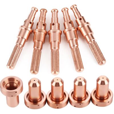 ABYSSE 5 Électrodes 9-8215 Et 5 Buses 9-8207 Pour Torche Plasma Thermal Dynamics Sl60/100 - Publicité ABYSSE 5 Électrodes 9-8215 Et 5 Buses 9-8207 Pour Torche Plasma Thermal Dynamics Sl60/100 - Publicité