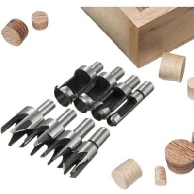 OEM Tourillon Bois 8pcs Hss Foret Bois Fraise Bouchonner Bois Outil De Coupe Bois Mches Des Bouchons Wood Plug Cutter Drill Bits 6mm /10mm/13mm/16mm Petite Fraise Bois Pour Perceuse - - Publicité OEM Tourillon Bois 8pcs Hss Foret Bois Fraise Bouchonner Bois Outil De Coupe Bois Mches Des Bouchons Wood Plug Cutter Drill Bits 6mm /10mm/13mm/16mm Petite Fraise Bois Pour Perceuse - - Publicité