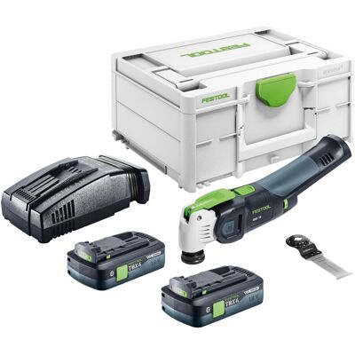 Oscillateur Sans Fil Festool Osc 18 E-basic 18 V Starlock Max Brushless + 2 Batteries 4,0 Ah + Chargeur Rapide + Systainer - Publicité Oscillateur Sans Fil Festool Osc 18 E-basic 18 V Starlock Max Brushless + 2 Batteries 4,0 Ah + Chargeur Rapide + Systainer - Publicité