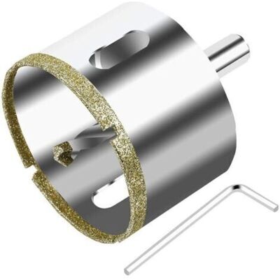 SANS MARQUE Scie Cloche Diamantée 68 Mm Avec Foret Guidage De Centrage, Scie Cloche Carrelage Avec Revêtement Diamant, Foret Trépan Diamant Pour Verre, Carrelage, Céramique, Marbre, Granit - Publicité SANS MARQUE Scie Cloche Diamantée 68 Mm Avec Foret Guidage De Centrage, Scie Cloche Carrelage Avec Revêtement Diamant, Foret Trépan Diamant Pour Verre, Carrelage, Céramique, Marbre, Granit - Publicité