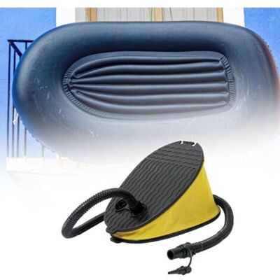 ABYSSE Pompe À Pied Légère Avec Buse Gonfleur De Pompe À À Haut Volume Pour Piscine Gonflable, Ballon De Plage, Matelas À Air, Lit, Yoga - Publicité ABYSSE Pompe À Pied Légère Avec Buse Gonfleur De Pompe À À Haut Volume Pour Piscine Gonflable, Ballon De Plage, Matelas À Air, Lit, Yoga - Publicité