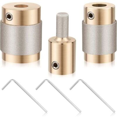 ABYSSE Forets Diamantés Pour Meuleuse De Verre, 3 Tailles (1 Pouce, 3/4 Pouce, 1/4 Pouce) Pour Outils De Vitrail - Publicité ABYSSE Forets Diamantés Pour Meuleuse De Verre, 3 Tailles (1 Pouce, 3/4 Pouce, 1/4 Pouce) Pour Outils De Vitrail - Publicité