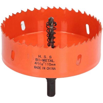 FLAMMKRAFT Scie Cloche Bimétallique Hss Avec Arbre Robuste Pour Planches De Cornhole, Bois, Pvc, Métal, Pièces De Perceuse Électrique 4 5/ - Publicité FLAMMKRAFT Scie Cloche Bimétallique Hss Avec Arbre Robuste Pour Planches De Cornhole, Bois, Pvc, Métal, Pièces De Perceuse Électrique 4 5/ - Publicité