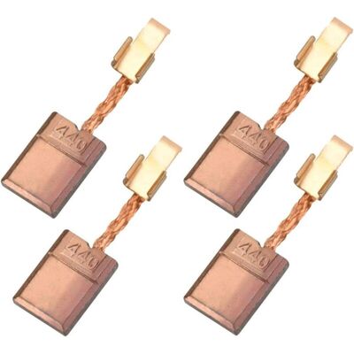 Melissa 4pcs Balais De Charbon En Cuivre Brosse À Charbon Outil Charbons Pour Perceuses Pour Makita Cb-440/ Cb-448 Cb-436/195021-6/194427-5/194159-4 18v Bhp458 Bhp454 - Publicité Melissa 4pcs Balais De Charbon En Cuivre Brosse À Charbon Outil Charbons Pour Perceuses Pour Makita Cb-440/ Cb-448 Cb-436/195021-6/194427-5/194159-4 18v Bhp458 Bhp454 - Publicité