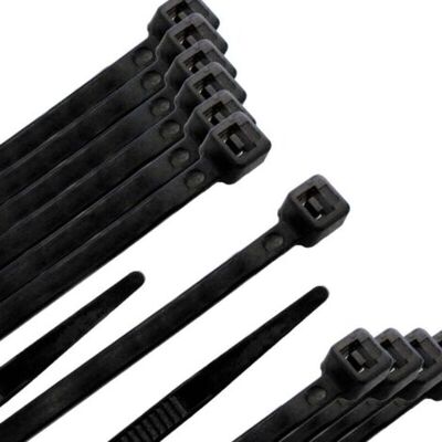 ABYSSE Bridas Nylon 100% Negra 7,8x540 Mm. (bolsa 100 Unidades) - Publicité ABYSSE Bridas Nylon 100% Negra 7,8x540 Mm. (bolsa 100 Unidades) - Publicité