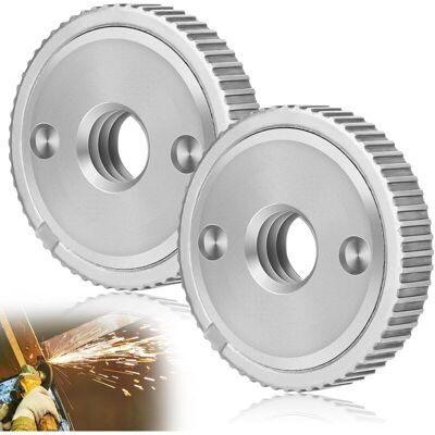 OEM Lot De 2 Écrous De Serrage Rapide Pour Meuleuse D'Angle M14, Pour Flex/bosch/hitachi/makita, Dewalt/makita Meuleuse D'Angle - Publicité OEM Lot De 2 Écrous De Serrage Rapide Pour Meuleuse D'Angle M14, Pour Flex/bosch/hitachi/makita, Dewalt/makita Meuleuse D'Angle - Publicité
