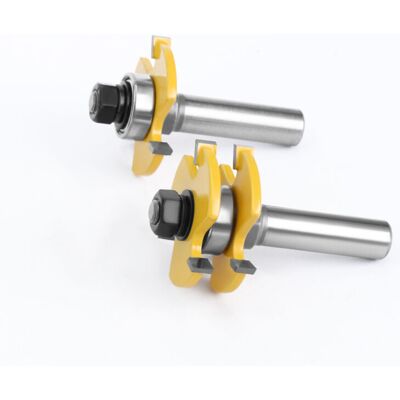 NALOOKAMIC Rainure Et Languette Fraise Ensemble 3 Cannelures 12mm Tige T Forme Bois Fraise Fraise Outils De Travail Du Bois - Publicité NALOOKAMIC Rainure Et Languette Fraise Ensemble 3 Cannelures 12mm Tige T Forme Bois Fraise Fraise Outils De Travail Du Bois - Publicité