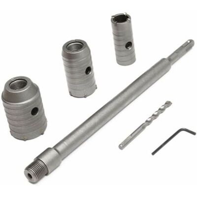 ABYSSE Mèche De Forage En Béton Avec Manche Rond De 350 Mm Sds Plus Trépan Pour Trou De Sciage De Béton Mèche De Forage Pour Mur En Pierre De Ciment Avec Expansion De 30/40/50 Mm (argent) - Publicité ABYSSE Mèche De Forage En Béton Avec Manche Rond De 350 Mm Sds Plus Trépan Pour Trou De Sciage De Béton Mèche De Forage Pour Mur En Pierre De Ciment Avec Expansion De 30/40/50 Mm (argent) - Publicité