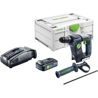 Festool Bhc 18-basic Marteau Perforateur Sans Fil 18 V 1,8 J Sds Plus Brushless + 1x Batterie 4,0 Ah + Chargeur Rapide + Systainer - Publicité Festool Bhc 18-basic Marteau Perforateur Sans Fil 18 V 1,8 J Sds Plus Brushless + 1x Batterie 4,0 Ah + Chargeur Rapide + Systainer - Publicité