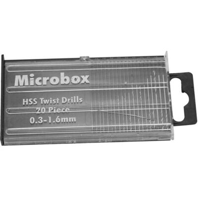 ABYSSE 20pcs Mini Micro Hss Micro Drill Bit Set, Microbox Hss Drill Bit Set Foret Set 0.3mm-1.6mm Avec Étui Pour Bois Plastique - Publicité ABYSSE 20pcs Mini Micro Hss Micro Drill Bit Set, Microbox Hss Drill Bit Set Foret Set 0.3mm-1.6mm Avec Étui Pour Bois Plastique - Publicité