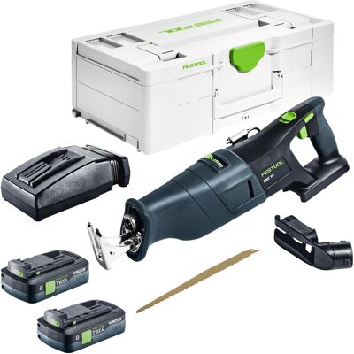 Festool Rsc 18 Eb-basic Scie Sabre Sans Fil 18 V Brushless + 1 Batterie 4,0 Ah + Chargeur Rapide + Systainer - Publicité Festool Rsc 18 Eb-basic Scie Sabre Sans Fil 18 V Brushless + 1 Batterie 4,0 Ah + Chargeur Rapide + Systainer - Publicité