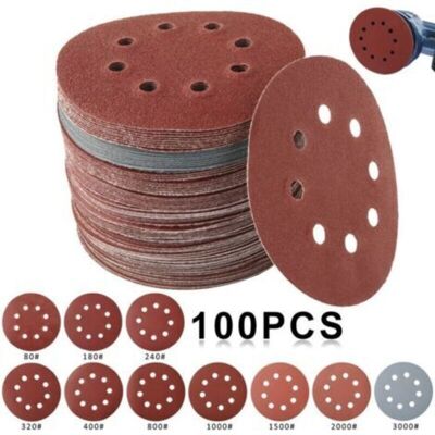 SANS MARQUE Disque De Ponçage 100pcs ,disques Abrasifs 80/180/240/320/400/800/1000/1500/2000/3000 Grain Taille De 125mm Idéal Pour Polir/dérouiller Papier Abrasif Disques Abrasifs Pour Ponceuse Grain - Publicité SANS MARQUE Disque De Ponçage 100pcs ,disques Abrasifs 80/180/240/320/400/800/1000/1500/2000/3000 Grain Taille De 125mm Idéal Pour Polir/dérouiller Papier Abrasif Disques Abrasifs Pour Ponceuse Grain - Publicité