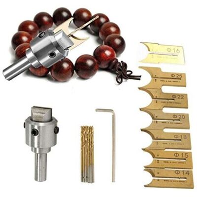 ABYSSE Fraise Dureté Perle Travail Du Bois Perle Maker Foret Ensemble Routeur Bit Set Petit Portable Haute-dureté Alliage Acier Outil Kit 16 Pcs - Publicité ABYSSE Fraise Dureté Perle Travail Du Bois Perle Maker Foret Ensemble Routeur Bit Set Petit Portable Haute-dureté Alliage Acier Outil Kit 16 Pcs - Publicité