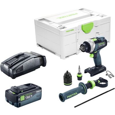 Perceuse-visseuse Sans Fil Festool Tdc 18/4-basic 18 V 75 Nm Sans Balais + 1 Batterie 8,0 Ah + Chargeur Rapide + Systainer - Publicité Perceuse-visseuse Sans Fil Festool Tdc 18/4-basic 18 V 75 Nm Sans Balais + 1 Batterie 8,0 Ah + Chargeur Rapide + Systainer - Publicité
