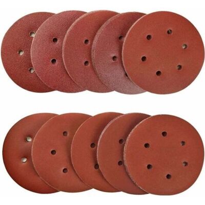 ABYSSE 100 Pièces 150mm Disques Abrasifs Disque De Ponçage Disques Abrasifs 40/80/120/180/320/600/800/1000/1500/2000 Grain Idéal Pour Poncer/polir/dérouiller Pour Ponceuse Excentrique De 6 Trous - Publicité ABYSSE 100 Pièces 150mm Disques Abrasifs Disque De Ponçage Disques Abrasifs 40/80/120/180/320/600/800/1000/1500/2000 Grain Idéal Pour Poncer/polir/dérouiller Pour Ponceuse Excentrique De 6 Trous - Publicité