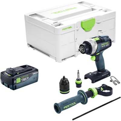 Festool Tdc 18/4 I-basic Perceuse-visseuse Sans Fil 18 V 75 Nm Brushless + 1x Batterie 8,0 Ah + Chargeur Rapide + Systainer - Publicité Festool Tdc 18/4 I-basic Perceuse-visseuse Sans Fil 18 V 75 Nm Brushless + 1x Batterie 8,0 Ah + Chargeur Rapide + Systainer - Publicité