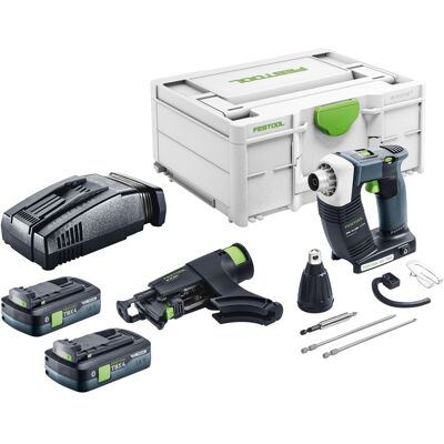 Visseuse Sans Fil Festool Dwc 18-4500 Basic 18 V 14 Nm Sans Balais + 2 Batteries 4,0 Ah + Chargeur Rapide + Systainer - Publicité Visseuse Sans Fil Festool Dwc 18-4500 Basic 18 V 14 Nm Sans Balais + 2 Batteries 4,0 Ah + Chargeur Rapide + Systainer - Publicité